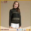 Best Type Women Roll Neck Knitting Models Cashmere Sweater Of High Quality